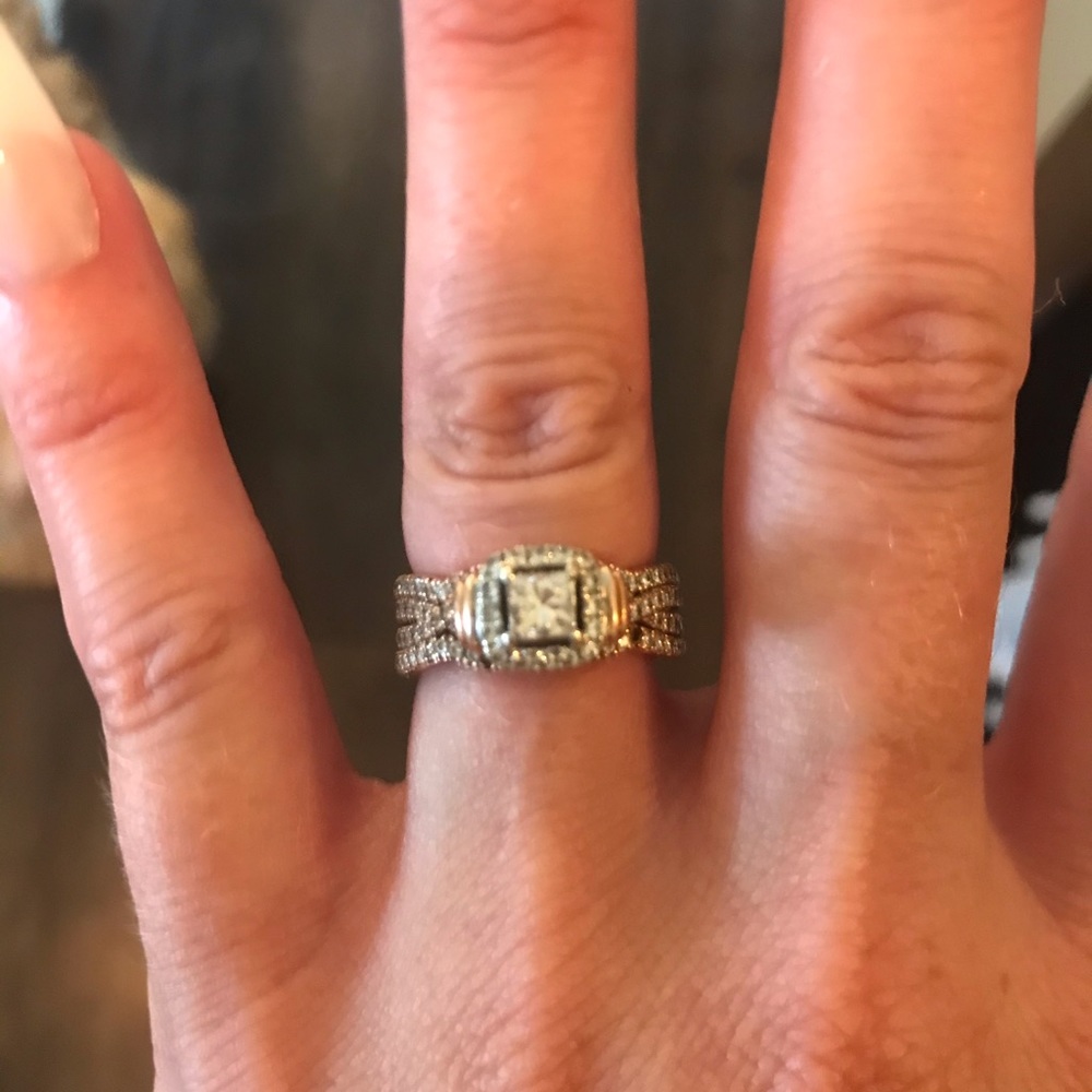 Engagement ring set from Kay Jewelers
